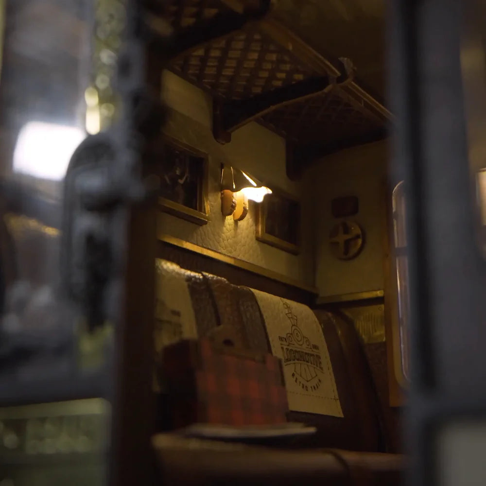 Timeless Railway Cabin DIY Book Nook Kit
